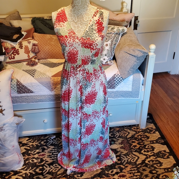 Lucky Brand Dresses & Skirts - Lucky Brand NWT Floral Sleeveless Maxi Dress XS